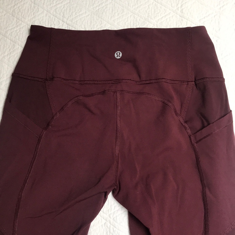 Lululemon Maroon All the Right Places Pant size 8